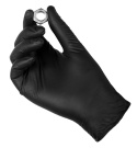 Rękawiczki nitrylowe, czarne, 100 sztuk, rozmiar M