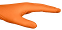 Rękawiczki nitrylowe, pomarańczowe, 50 sztuk, rozm XL